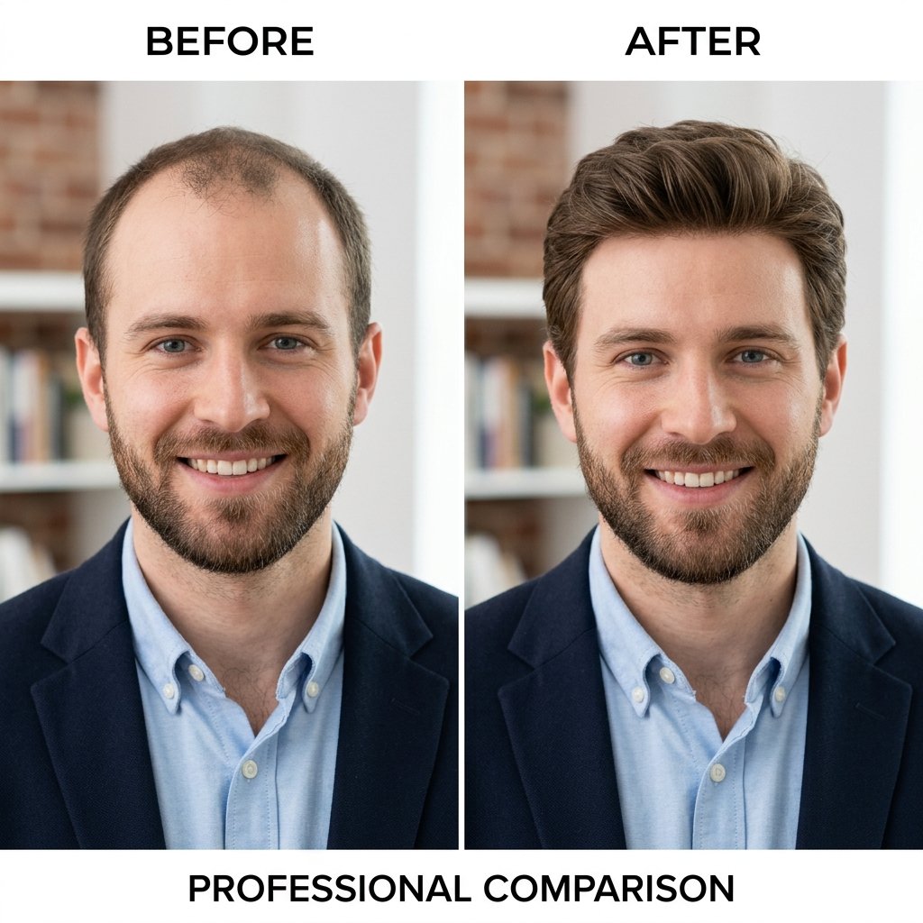 Mirage Hair Patch Transformation Before and After